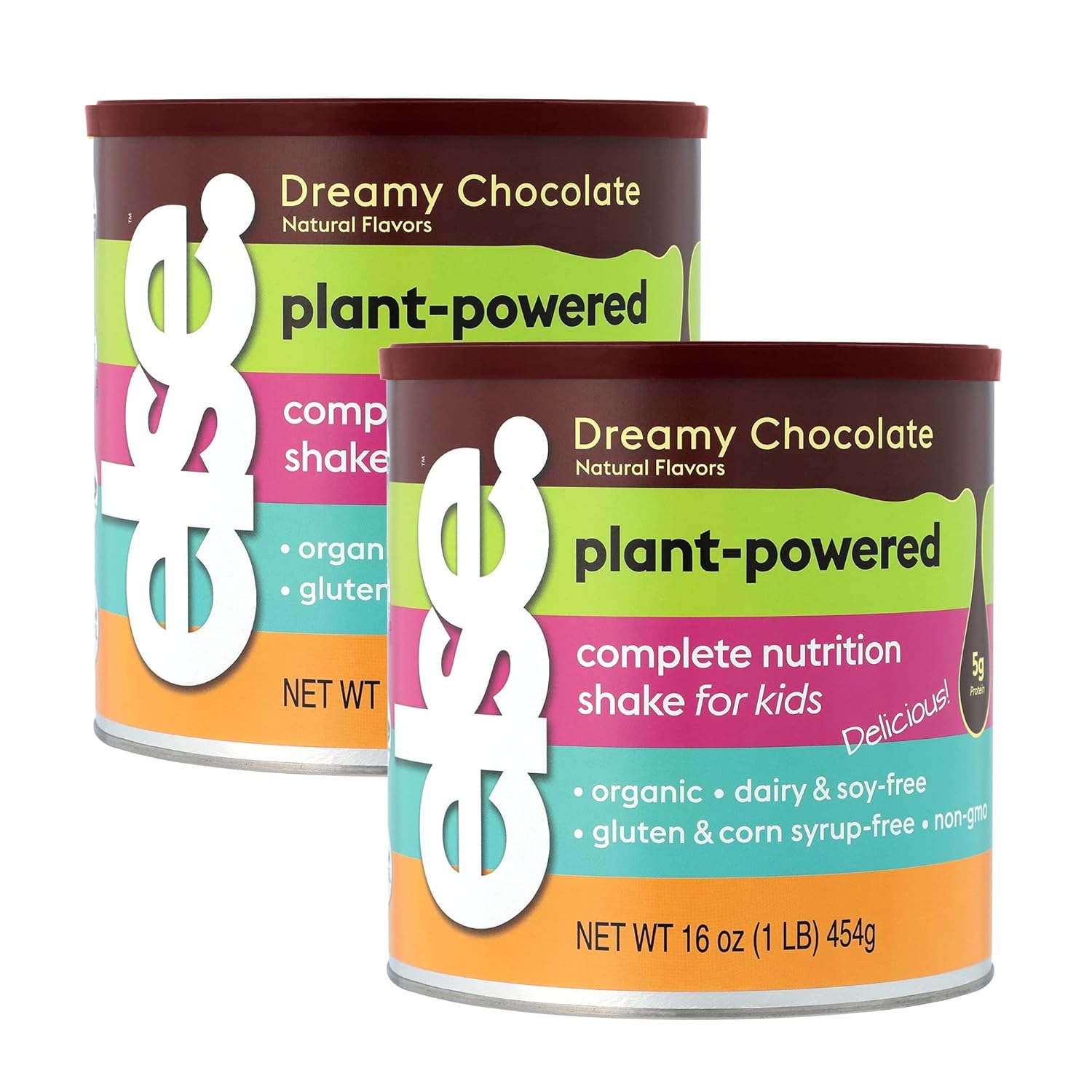 251105053701591_1 Else Nutrition Kids Organic complete nutrition Shake Powder, Plant-Based, Less Sugar, Clean, Complete Childrens’ Nutritional Drink Mix, Whey-free, Soy-free, Dairy-Free, 16 oz,?Creamy Vanilla - Image 1